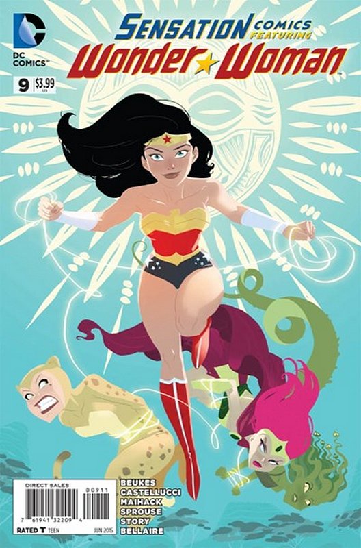 Cover of Sensation Comics Featuring Wonder Woman (Vol 1) #9. One of 250,000 Vintage American Comics on sale from Krypton!