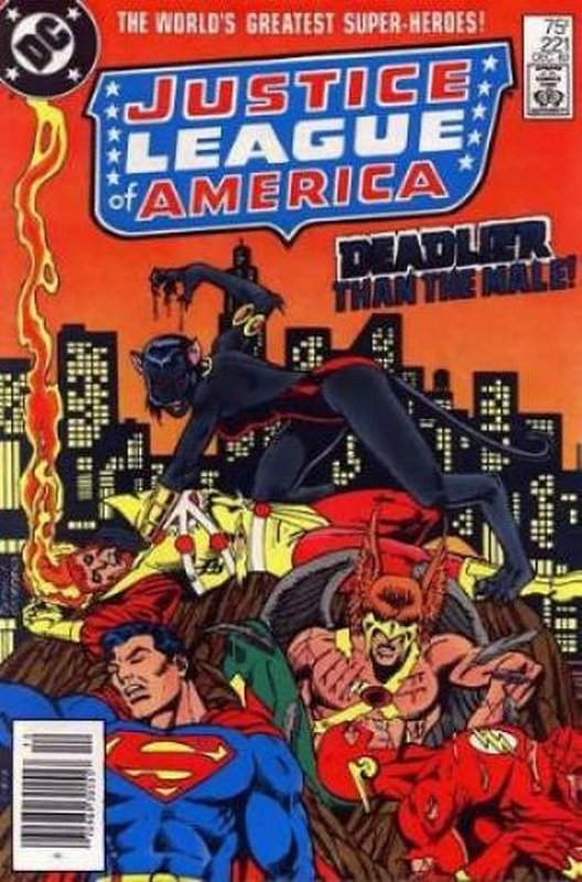 Cover of Justice League of America (Vol 1) #221. One of 250,000 Vintage American Comics on sale from Krypton!