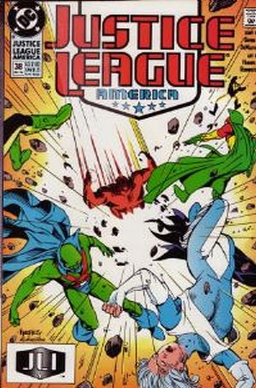 Cover of Justice League (Vol 1) #38. One of 250,000 Vintage American Comics on sale from Krypton!