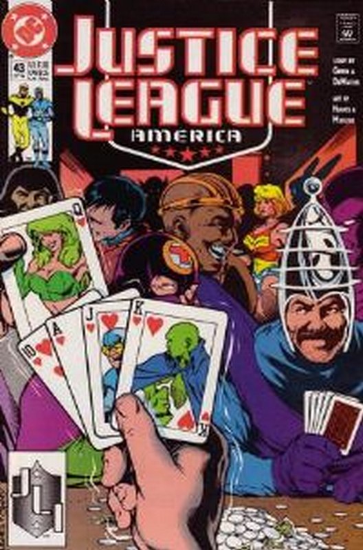 Cover of Justice League (Vol 1) #43. One of 250,000 Vintage American Comics on sale from Krypton!