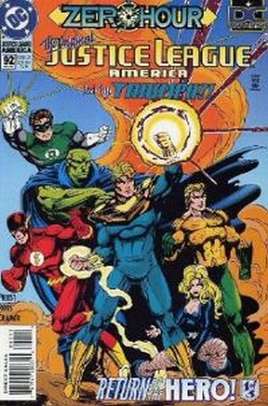 Cover of Justice League (Vol 1) #92. One of 250,000 Vintage American Comics on sale from Krypton!