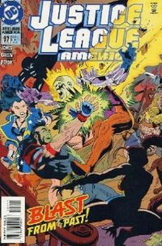 Cover of Justice League (Vol 1) #97. One of 250,000 Vintage American Comics on sale from Krypton!