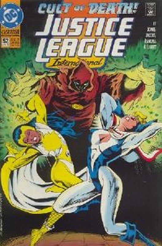 Cover of Justice League Europe #52. One of 250,000 Vintage American Comics on sale from Krypton!