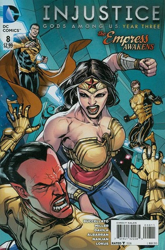 Cover of Injustice: Gods Among Us - Year Three #8. One of 250,000 Vintage American Comics on sale from Krypton!