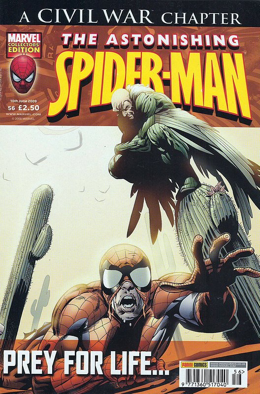 Cover of Astonishing Spider-Man (Vol 2) (UK) #56. One of 250,000 Vintage American Comics on sale from Krypton!