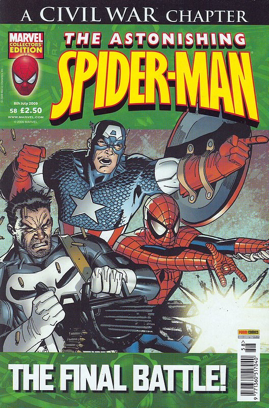 Cover of Astonishing Spider-Man (Vol 2) (UK) #58. One of 250,000 Vintage American Comics on sale from Krypton!