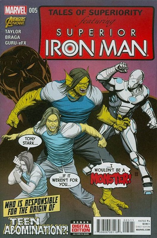 Cover of Superior Iron Man (Vol 1) #5. One of 250,000 Vintage American Comics on sale from Krypton!