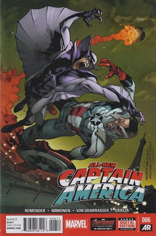 Cover of All-New Captain America (Vol 1) #6. One of 250,000 Vintage American Comics on sale from Krypton!
