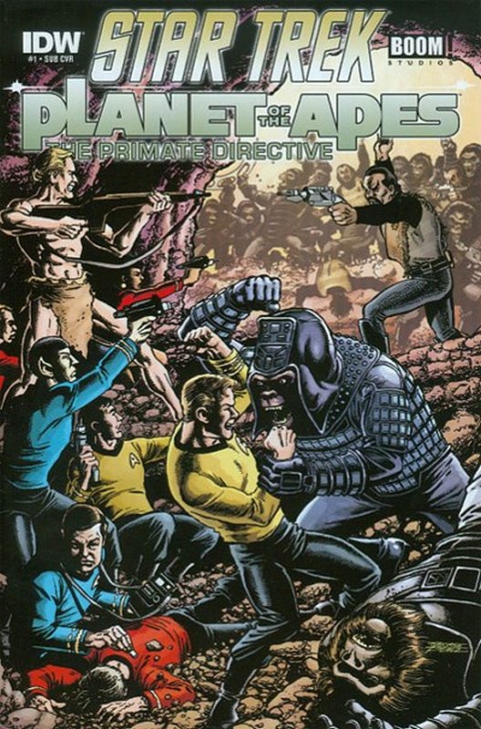 Cover of Star Trek/Planet of the Apes (2015 Ltd) #1. One of 250,000 Vintage American Comics on sale from Krypton!