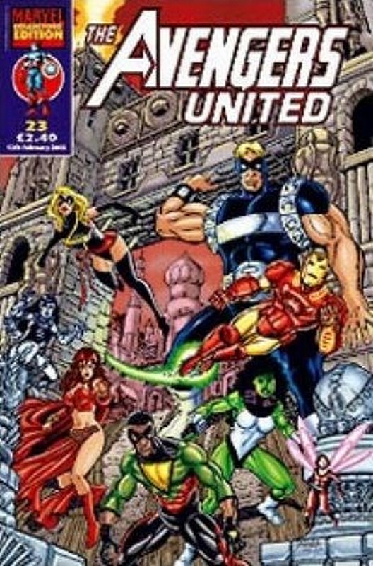 Cover of Avengers United (Vol 1) (UK) #23. One of 250,000 Vintage American Comics on sale from Krypton!