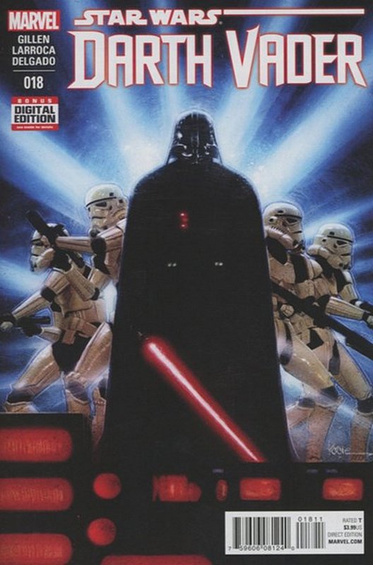 Cover of Darth Vader (Vol 1) #18. One of 250,000 Vintage American Comics on sale from Krypton!