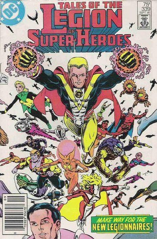 Cover of Legion of Super-Heroes (Vol 1) #339. One of 250,000 Vintage American Comics on sale from Krypton!