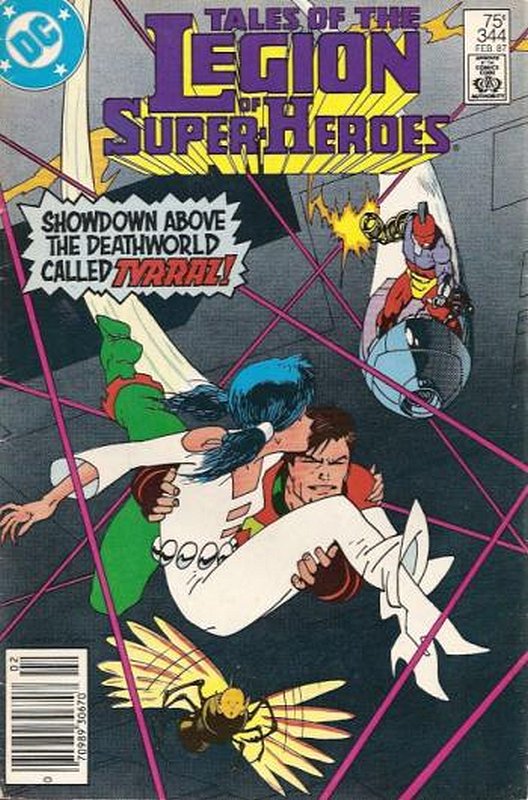 Cover of Legion of Super-Heroes (Vol 1) #344. One of 250,000 Vintage American Comics on sale from Krypton!