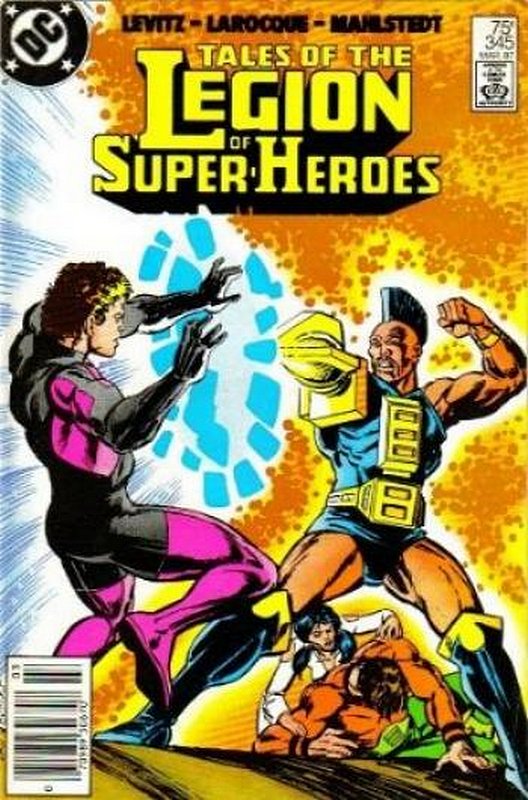 Cover of Legion of Super-Heroes (Vol 1) #345. One of 250,000 Vintage American Comics on sale from Krypton!