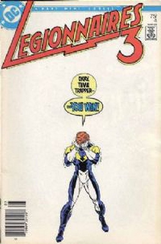Cover of Legionnaires Three (1986 Ltd) #4. One of 250,000 Vintage American Comics on sale from Krypton!