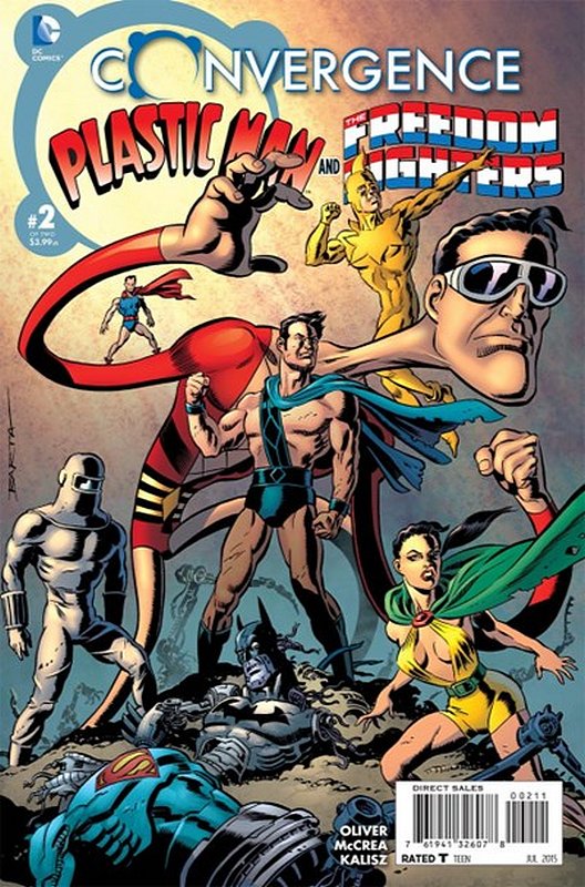 Cover of Convergence: Plastic Man Freedom Fighters #2. One of 250,000 Vintage American Comics on sale from Krypton!