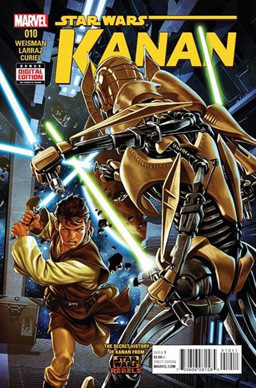Cover of Kanan:The Last Padawan (Vol 1) #10. One of 250,000 Vintage American Comics on sale from Krypton!