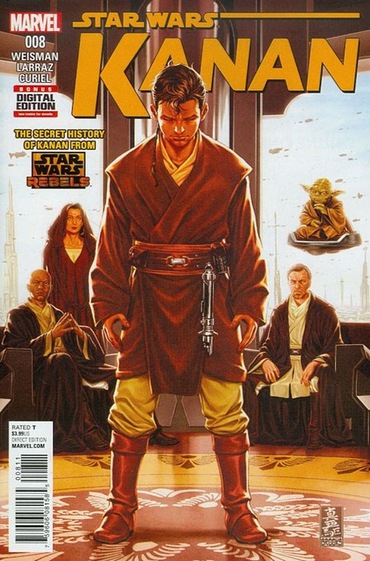 Cover of Kanan:The Last Padawan (Vol 1) #8. One of 250,000 Vintage American Comics on sale from Krypton!