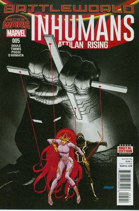 Cover of Inhumans: Attilan Rising (Vol 1) #5. One of 250,000 Vintage American Comics on sale from Krypton!