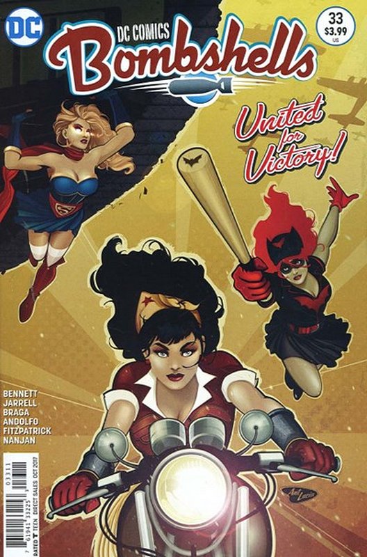 Cover of DC Comics: Bombshells (Vol 1) #33. One of 250,000 Vintage American Comics on sale from Krypton!