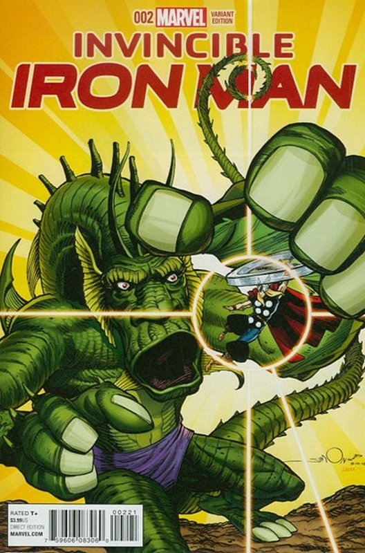 Cover of Invincible Iron Man (Vol 2) #2. One of 250,000 Vintage American Comics on sale from Krypton!