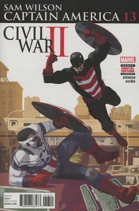 Cover of Captain America: Sam Wilson (Vol 1) #13. One of 250,000 Vintage American Comics on sale from Krypton!