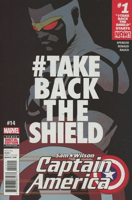 Cover of Captain America: Sam Wilson (Vol 1) #14. One of 250,000 Vintage American Comics on sale from Krypton!