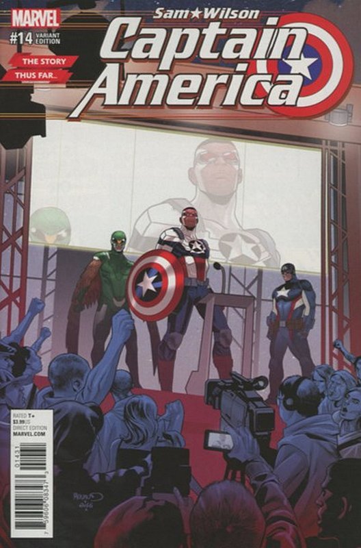 Cover of Captain America: Sam Wilson (Vol 1) #14. One of 250,000 Vintage American Comics on sale from Krypton!