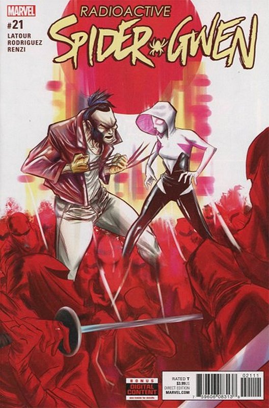 Cover of Spider-Gwen (Vol 2) Radioactive #21. One of 250,000 Vintage American Comics on sale from Krypton!