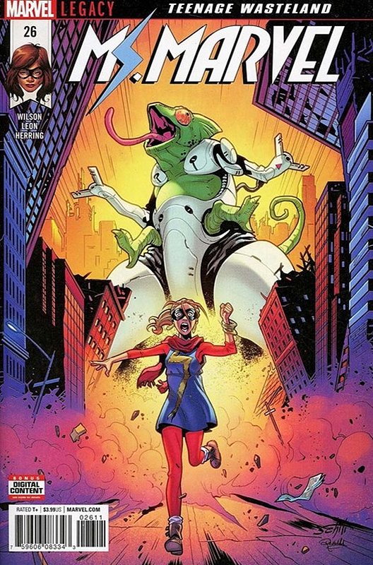 Cover of Ms Marvel (Vol 4) #26. One of 250,000 Vintage American Comics on sale from Krypton!