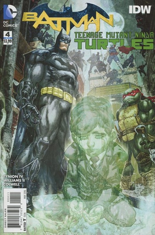 Cover of Batman/Teenage Mutant Ninja Turtles (2016 Ltd) #4. One of 250,000 Vintage American Comics on sale from Krypton!