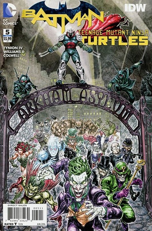 Cover of Batman/Teenage Mutant Ninja Turtles (2016 Ltd) #5. One of 250,000 Vintage American Comics on sale from Krypton!