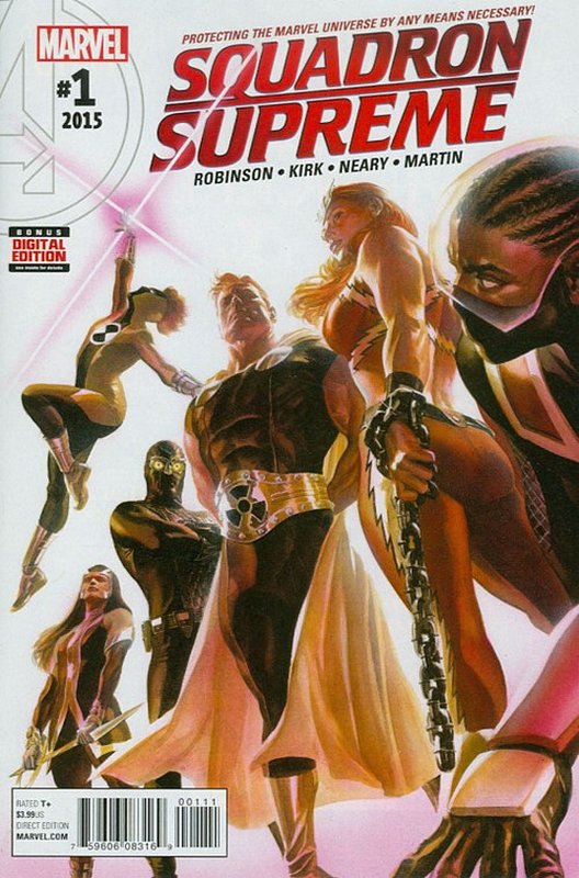 Cover of Squadron Supreme (Vol 3) #1. One of 250,000 Vintage American Comics on sale from Krypton!