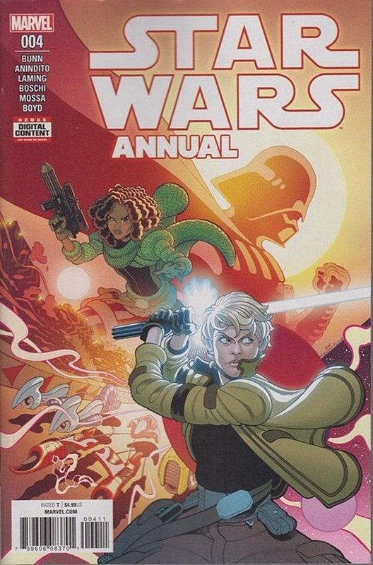 Cover of Star Wars Annual (2016) #4. One of 250,000 Vintage American Comics on sale from Krypton!