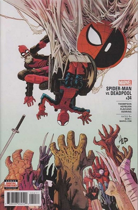 Cover of Spider-Man & Deadpool (Vol 1) #34. One of 250,000 Vintage American Comics on sale from Krypton!