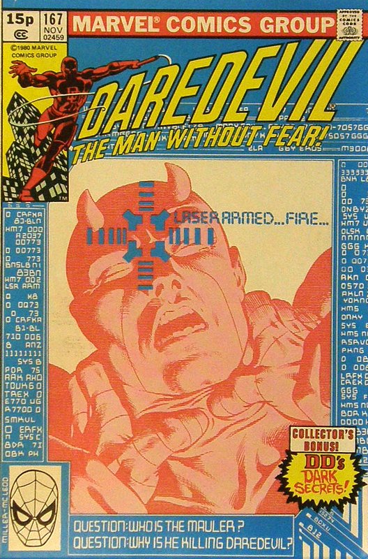 Cover of Daredevil (Vol 1) #167. One of 250,000 Vintage American Comics on sale from Krypton!
