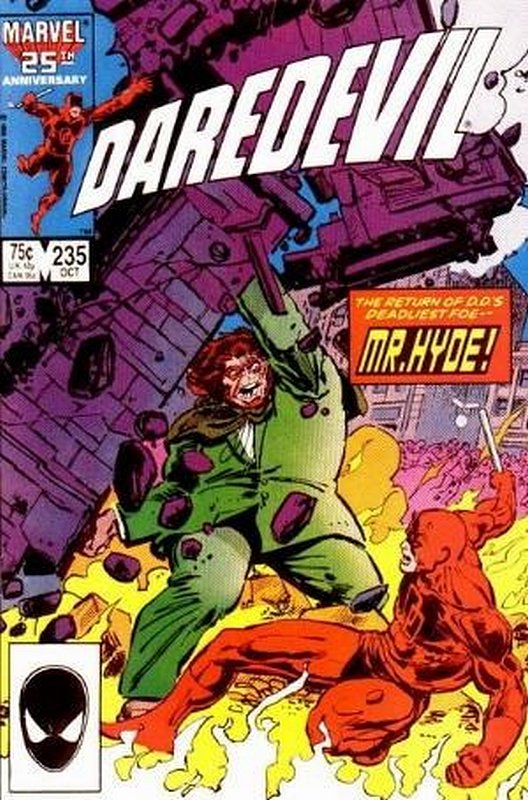 Cover of Daredevil (Vol 1) #235. One of 250,000 Vintage American Comics on sale from Krypton!