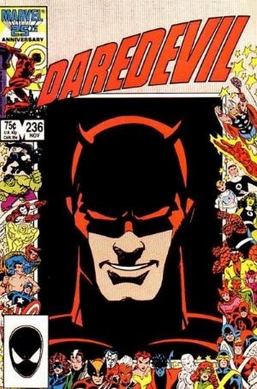 Cover of Daredevil (Vol 1) #236. One of 250,000 Vintage American Comics on sale from Krypton!