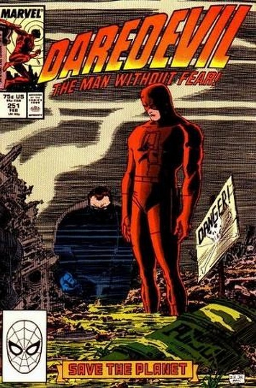 Cover of Daredevil (Vol 1) #251. One of 250,000 Vintage American Comics on sale from Krypton!