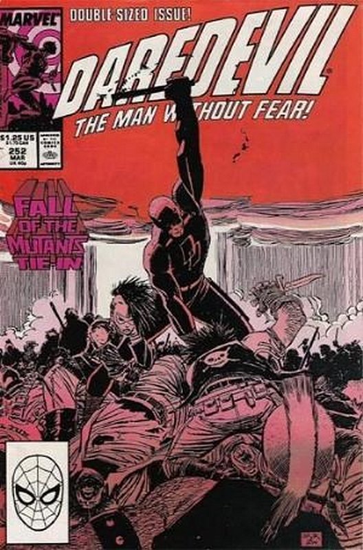 Cover of Daredevil (Vol 1) #252. One of 250,000 Vintage American Comics on sale from Krypton!
