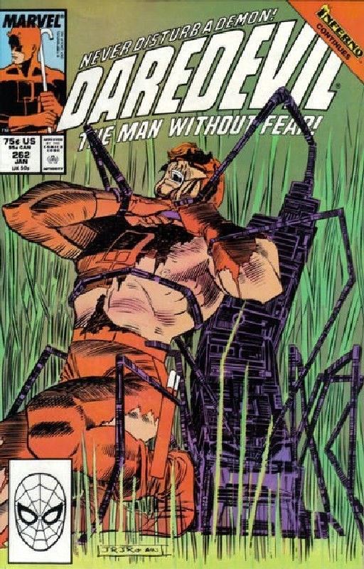 Cover of Daredevil (Vol 1) #262. One of 250,000 Vintage American Comics on sale from Krypton!