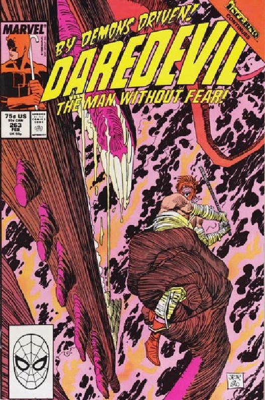 Cover of Daredevil (Vol 1) #263. One of 250,000 Vintage American Comics on sale from Krypton!