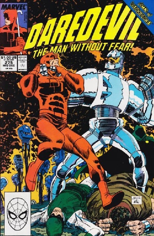 Cover of Daredevil (Vol 1) #275. One of 250,000 Vintage American Comics on sale from Krypton!