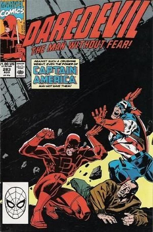 Cover of Daredevil (Vol 1) #283. One of 250,000 Vintage American Comics on sale from Krypton!