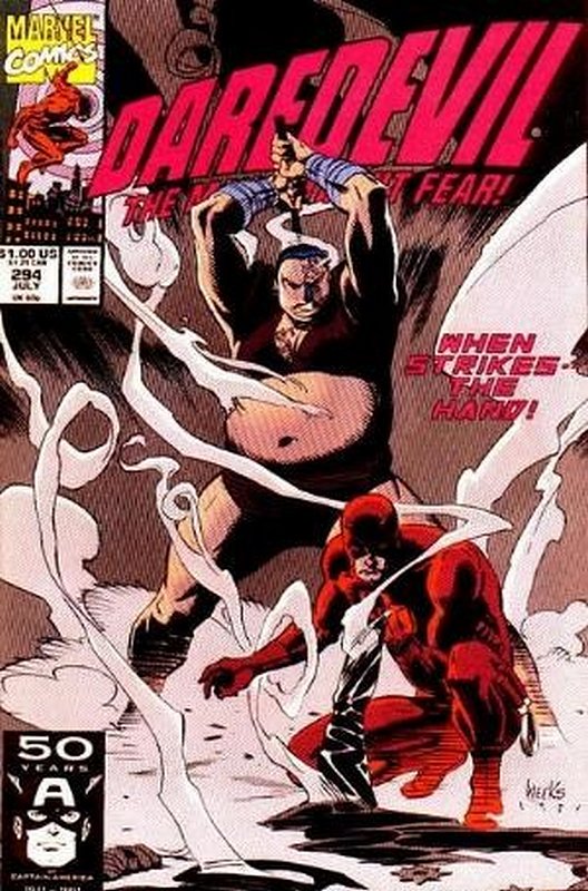 Cover of Daredevil (Vol 1) #294. One of 250,000 Vintage American Comics on sale from Krypton!