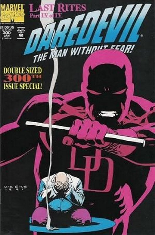 Cover of Daredevil (Vol 1) #300. One of 250,000 Vintage American Comics on sale from Krypton!