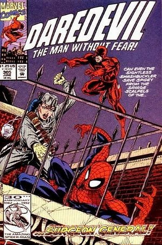 Cover of Daredevil (Vol 1) #305. One of 250,000 Vintage American Comics on sale from Krypton!