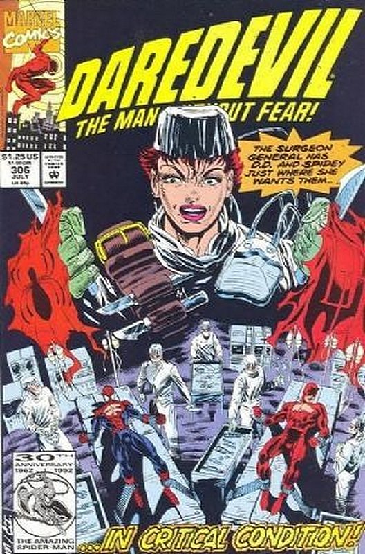 Cover of Daredevil (Vol 1) #306. One of 250,000 Vintage American Comics on sale from Krypton!