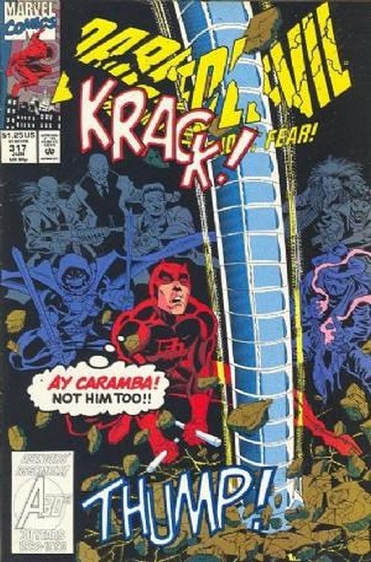 Cover of Daredevil (Vol 1) #317. One of 250,000 Vintage American Comics on sale from Krypton!