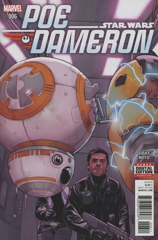 Cover of Star Wars: Poe Dameron #6. One of 250,000 Vintage American Comics on sale from Krypton!